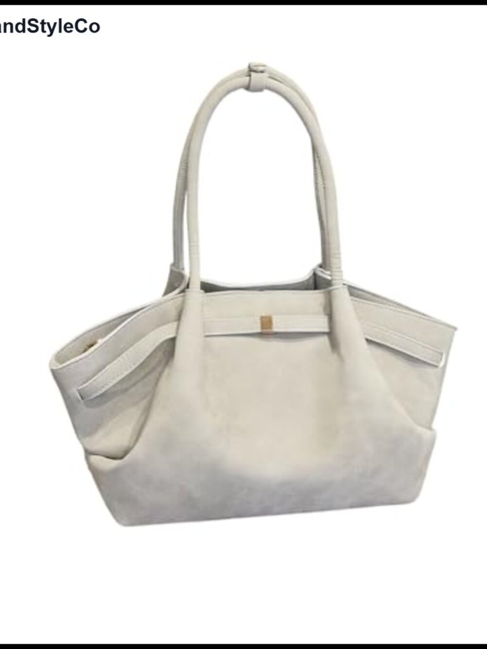 Suede Tote Bag Large Ruched Hobo Shopper Zip Shoulder Handbag Everyday Work
